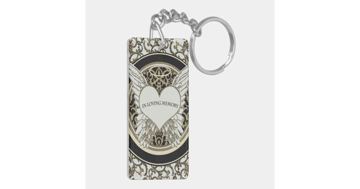 In Loving Memory Keychain Zazzle