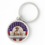 In Loving Memory Military Photo Personalized Keychains