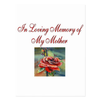 In Memory Of My Mother Cards, In Memory Of My Mother Card Templates ...