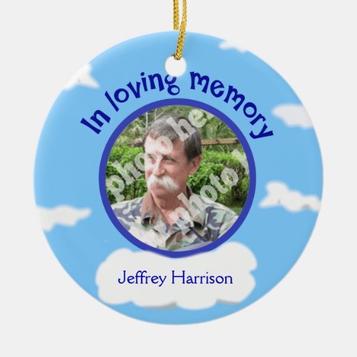 in loving memory personalized photo sky memorial christmas in loving memory personalized photo sky memorial christmas