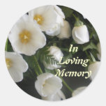 In Loving Memory Round Sticker