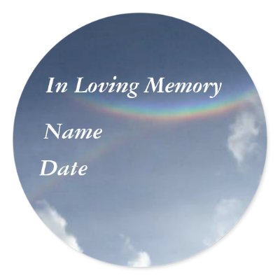 In Loving Memory Stickers by lapatrick1161
