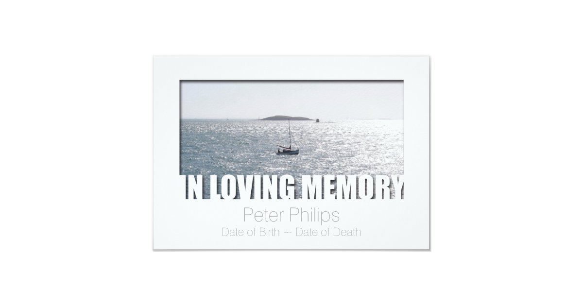 in loving memory template 4 celebration of life card zazzle in loving memory templates