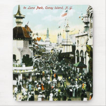 In Luna Park, Coney Island, New York Mousepads