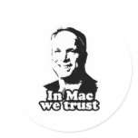 IN MAC WE TRUST T-SHIRT STICKER