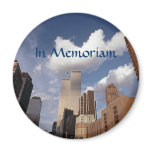 In Memoriam ~ In Memory Of ~ Twin Towers WTC NYC Magnets