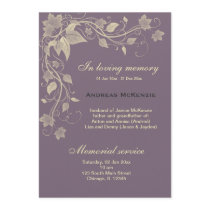 In Memoriam invitations