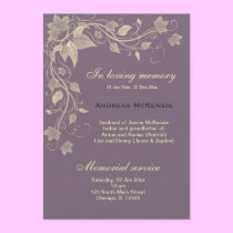 In Memoriam invitations