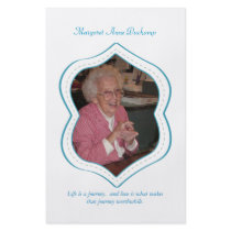 In Memoriam Loving Memory Funeral Photo Hand Out Flyer