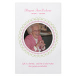 In Memoriam Loving Memory Funeral Photo Hand Out flyers