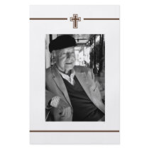 In Memoriam Remembrance Death Notice Photo Flyer