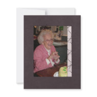 In Memoriam Remembrance Death Notice Photo invitation