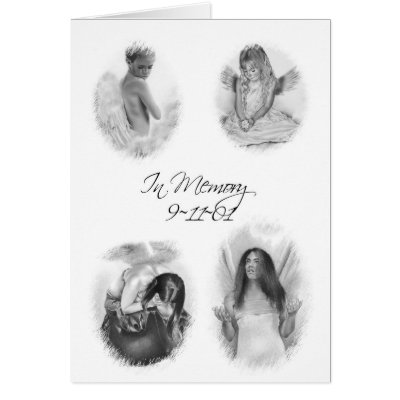 Angel drawings in tribute