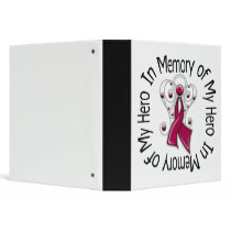 In Memory Hero Angel Wings Sickle Cell Anemia Binders