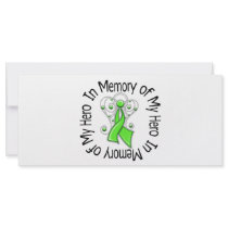 In Memory Hero Non-Hodgkin's Lymphoma Angel Wings rack cards by giftsforawareness In Memory Hero Non-Hodgkin's Lymphoma Angel Wings rack cards