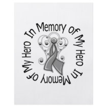 In Memory Hero Parkinson's Disease Angel Wings Custom Flyer