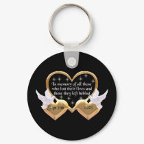 In Memory Of 9/11 keychains by chysshirts In Memory Of 9/11 keychains