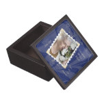 In Memory of Bereavement Floral Photo Gift Box Premium Keepsake Box