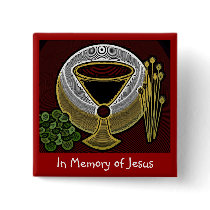In Memory of Jesus Pinback Buttons