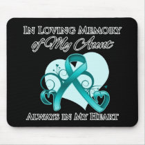 In Memory of My Aunt - Ovarian Cancer Mousepads