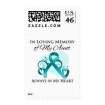 In Memory of My Aunt - Ovarian Cancer Stamp