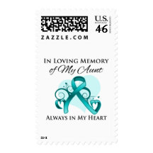 In Memory of My Aunt - Ovarian Cancer Stamp