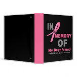In Memory of My Best Friend Breast Cancer Album Vinyl Binders