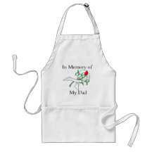 In Memory of My Dad - Lung Cancer Aprons