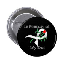 In Memory of My Dad - Lung Cancer Pin