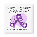 In Memory of My Friend - Pancreatic Cancer Magnets
