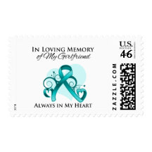 In Memory of My Girlfriend - Ovarian Cancer Stamps