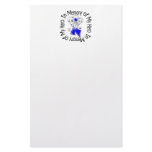 In Memory of My Hero ALS Angel Wings stationery