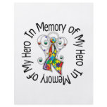 In Memory of My Hero Autism Angel Wings flyers