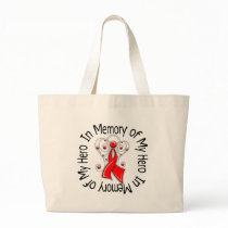 In Memory of My Hero Blood Cancer Angel Wings bags by giftsforawareness In Memory of My Hero Blood Cancer Angel Wings bags