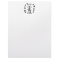 In Memory of My Hero Brain Cancer Angel Wings letterhead by giftsforawareness In Memory of My Hero Brain Cancer Angel Wings letterhead