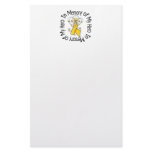 In Memory of My Hero Childhood Cancer Angel Wings stationery