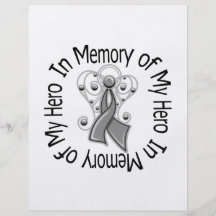 In Memory of My Hero Diabetes Angel Wings Flyer