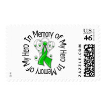 In Memory of My Hero Kidney Cancer Angel Wings Stamps