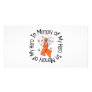 In Memory of My Hero Leukemia Angel Wings Photo Card Template
