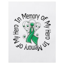 In Memory of My Hero Liver Cancer Angel Wings flyers by giftsforawareness In Memory of My Hero Liver Cancer Angel Wings flyers