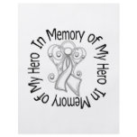 In Memory of My Hero Lung Cancer Angel Wings flyers