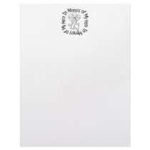 In Memory of My Hero Lung Cancer Angel Wings letterhead by giftsforawareness In Memory of My Hero Lung Cancer Angel Wings letterhead