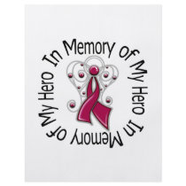 In Memory of My Hero Multiple Myeloma Angel Wings flyers by giftsforawareness In Memory of My Hero Multiple Myeloma Angel Wings flyers