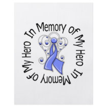 In Memory of My Hero Stomach Cancer Angel Wings flyers by giftsforawareness In Memory of My Hero Stomach Cancer Angel Wings flyers