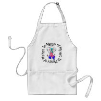 In Memory of My Hero Thyroid Cancer Angel Wings aprons by giftsforawareness In Memory of My Hero Thyroid Cancer Angel Wings aprons