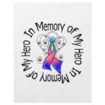 In Memory of My Hero Thyroid Cancer Angel Wings flyers