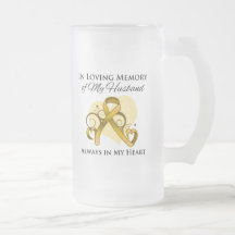 In Memory of My Husband - Appendix Cancer Coffee Mugs