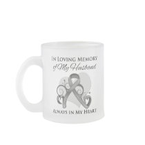 In Memory of My Husband - Brain Cancer Coffee Mug
