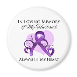 In Memory of My Husband - Pancreatic Cancer Refrigerator Magnets