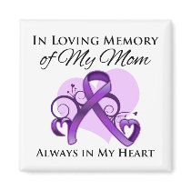 In Memory of My Mom - Pancreatic Cancer Refrigerator Magnets